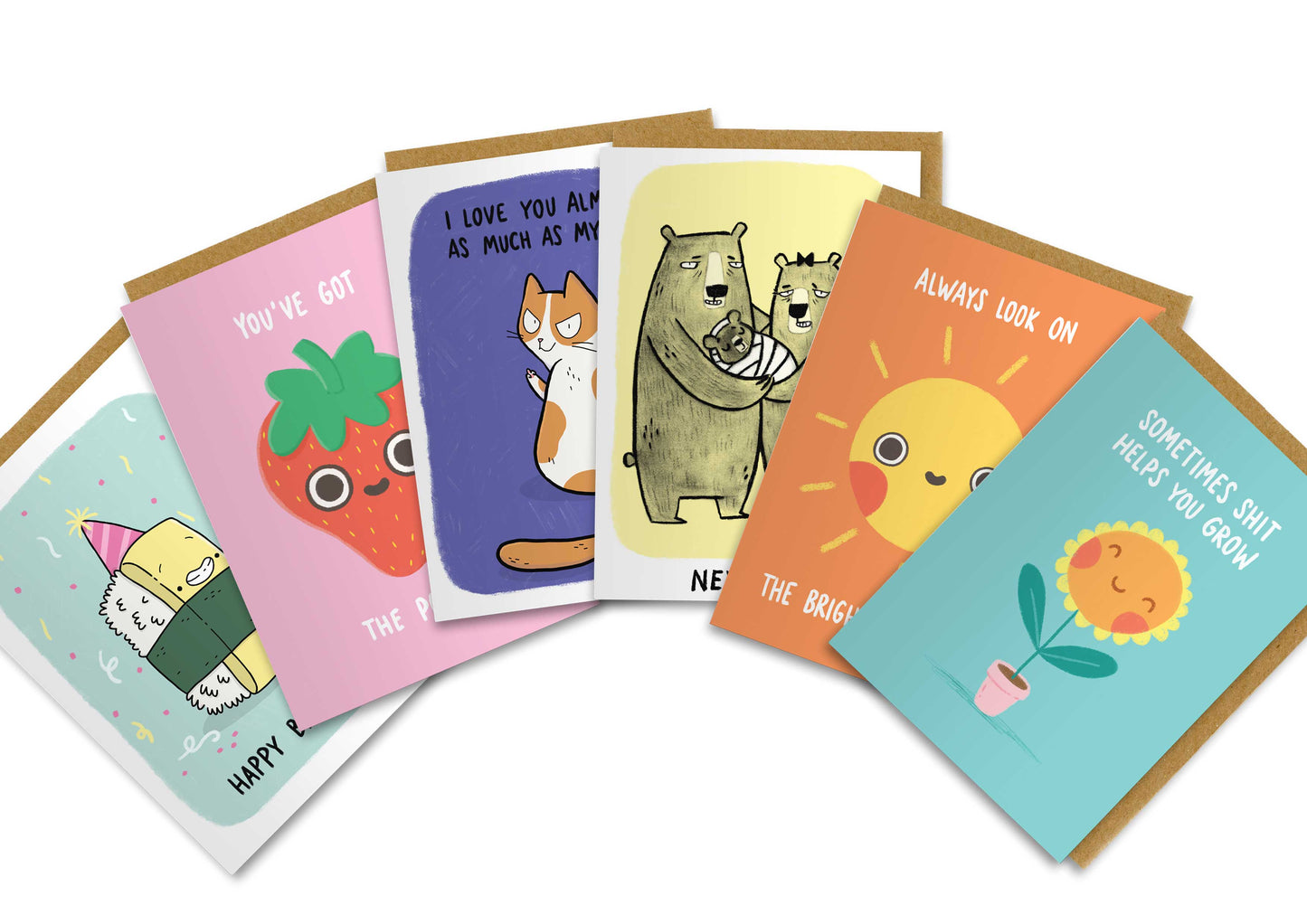 Mystery Greeting Cards Bundle - 6 Cards