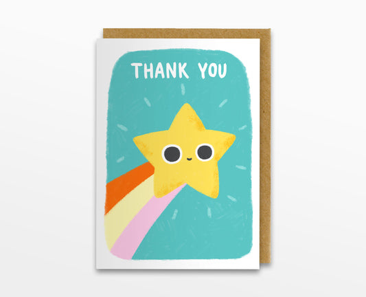 Thank You Shooting Star Card