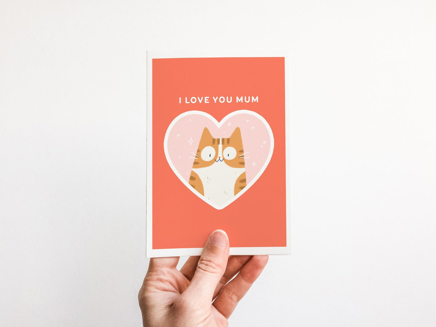 I Love You Mum Cat Card